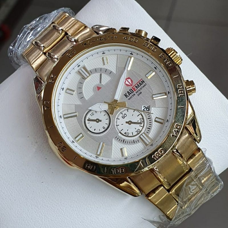 Jam Tangan Analog Pria KADEMAN KDM7347 Chronograph Variasi