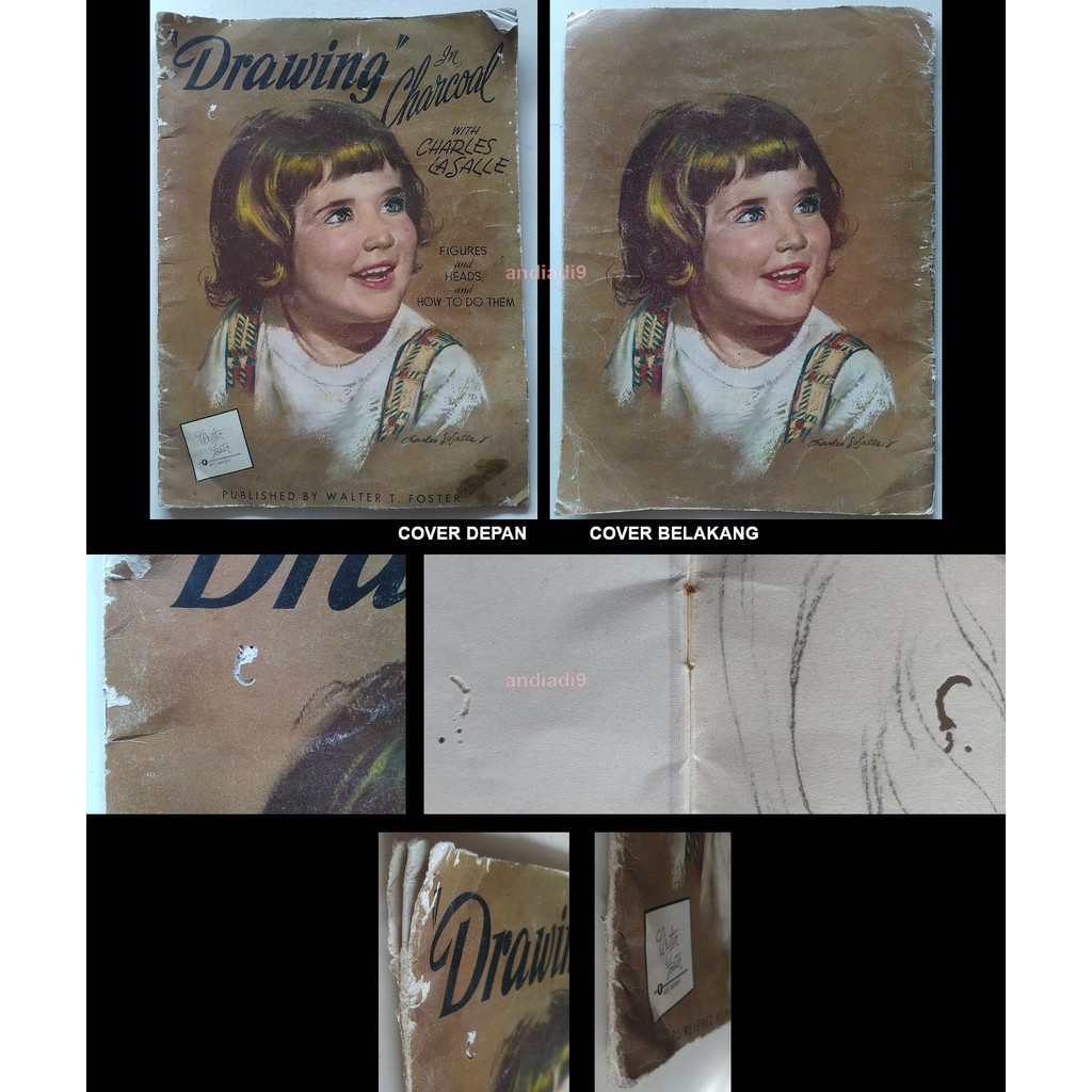 DRAWING IN CHARCOAL WITH CHARLES LASALLE IMPORT FIGURES AND HEADS AND HOW TO DO THEM