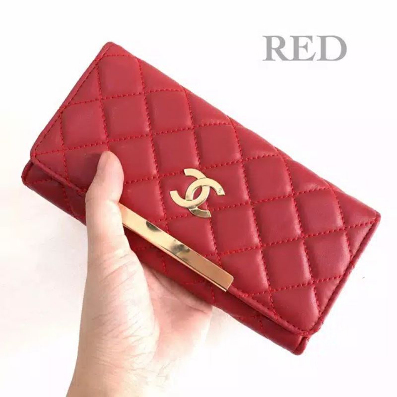 DOMPET CHANNEL ZIGA DOMPET  OVO WANITA IMPORT CHANEL DOMPET WANITA PANJANG-5