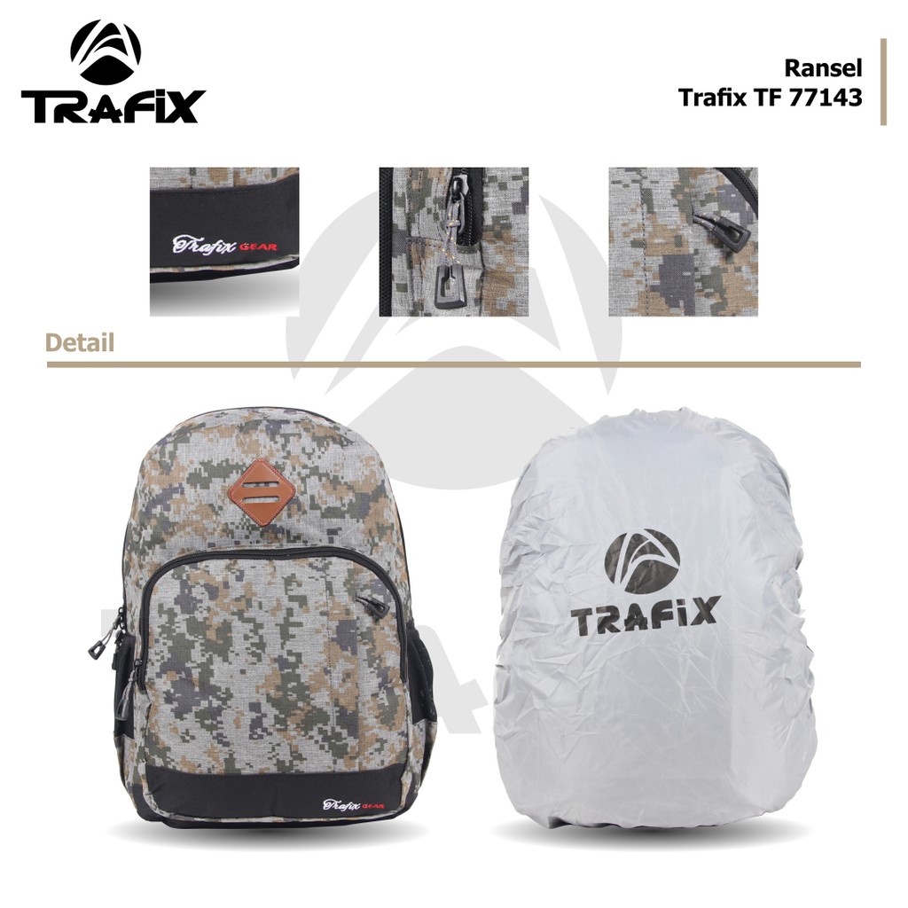 [KLIKTAS] Tas Ransel Laptop TRAFIX Lizzie 77143 - Tas Punggung pria Backpack sekolah kantor