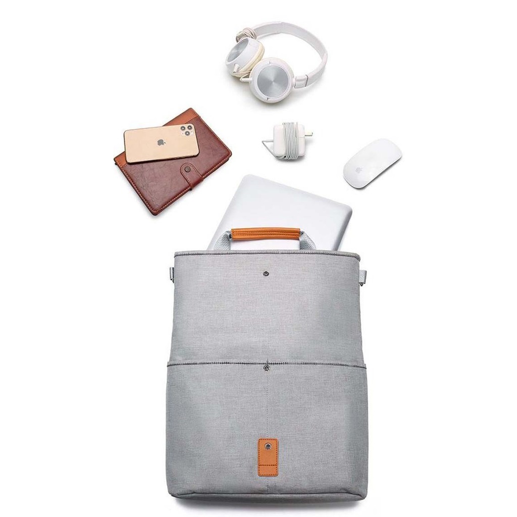 tas laptop selempang canvas folded 13 sd 17 inch