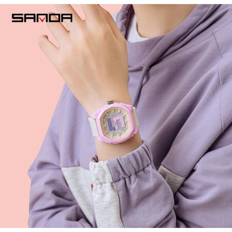 Jam Tangan S3206 Jam Tangan Pria Wanita Analog Tali Rubber Anti Air