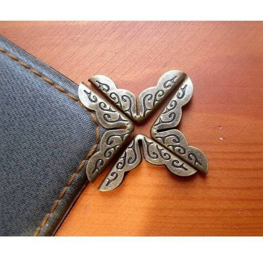 

Siku pelindung buku Antique Bronze Small Book Corner Protector