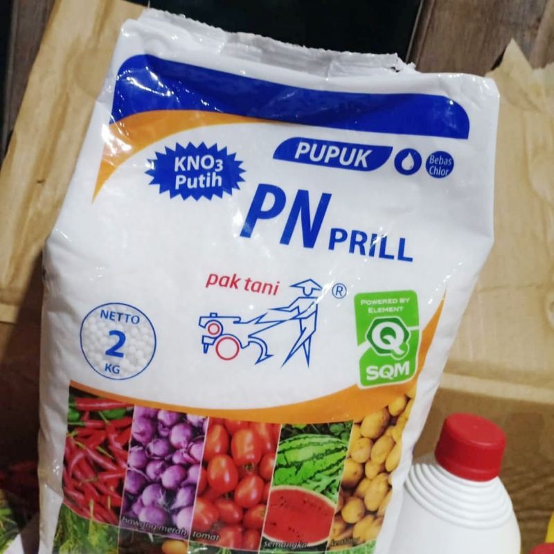 120gr - Pupuk KNO3 Putih mencegah kerontokan buah, pemacu pembungaan dan pembuahan