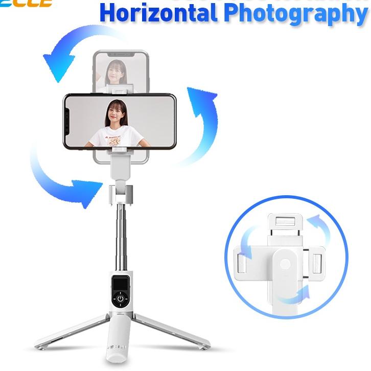 Kekinian (NEW) ECLE P70S Selfie Stick Tongsis HP Tripod Free Expansion 100cm Bluetooth 5.0 4in1 481
