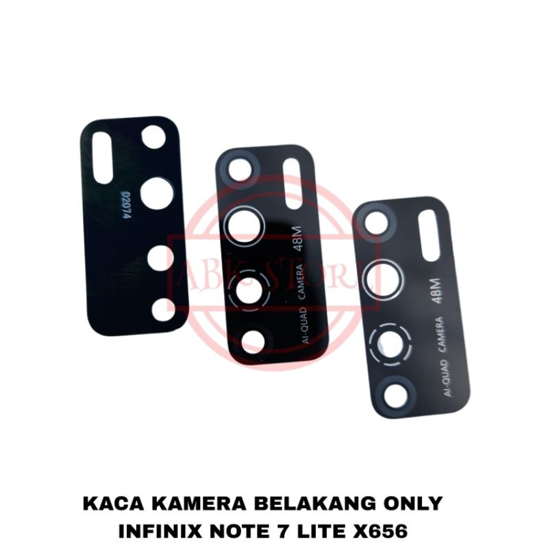 LENSA CAMERA | KACA KAMERA BELAKANG INFINIX NOTE 7 LITE X656 ORIGINAL