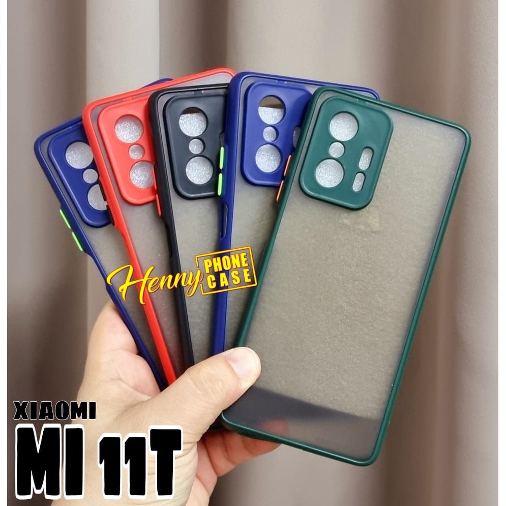 Case Xiaomi Mi 11T 11T Pro 6.67&quot; Anti Shocking Aero Black Macaron Auto Focus Slim FIt