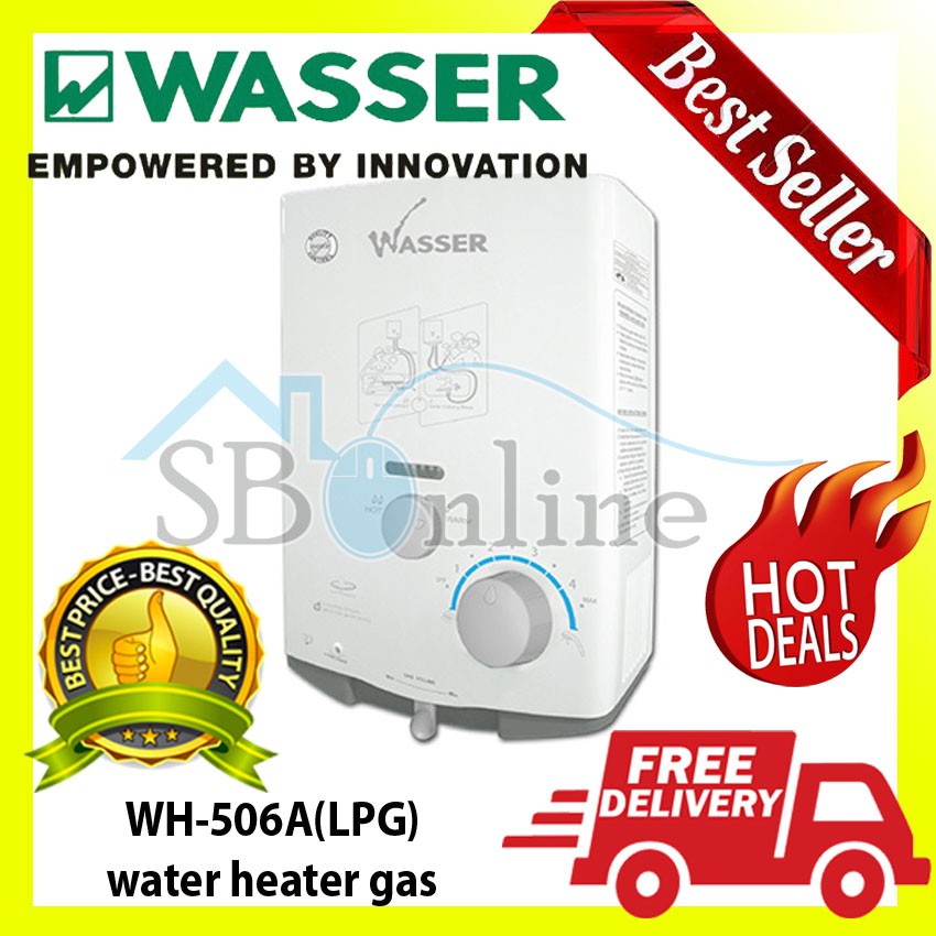 Sale Water Heater Gas Wasser Wh 506 A Lpg Harga Pabrik Indonesia