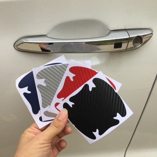 Stiker Pelindung Gagang Pintu Mobil 4 PCS - Stiker Anti Gores Mobil Eksterior