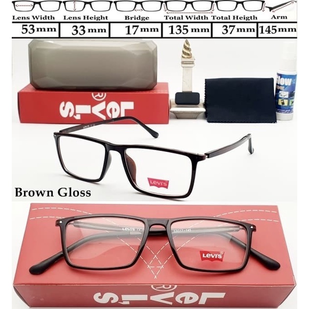 frame elastis minus LEVIS frame kacamata elastis frame flexible levis