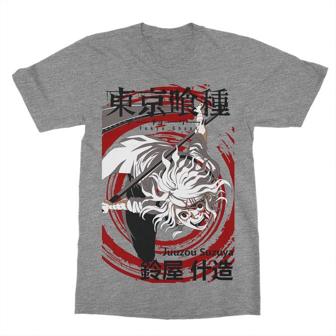 Kaos Anime Tokyo Ghoul Juuzou Suzuya - Anime Manga - Tshirt