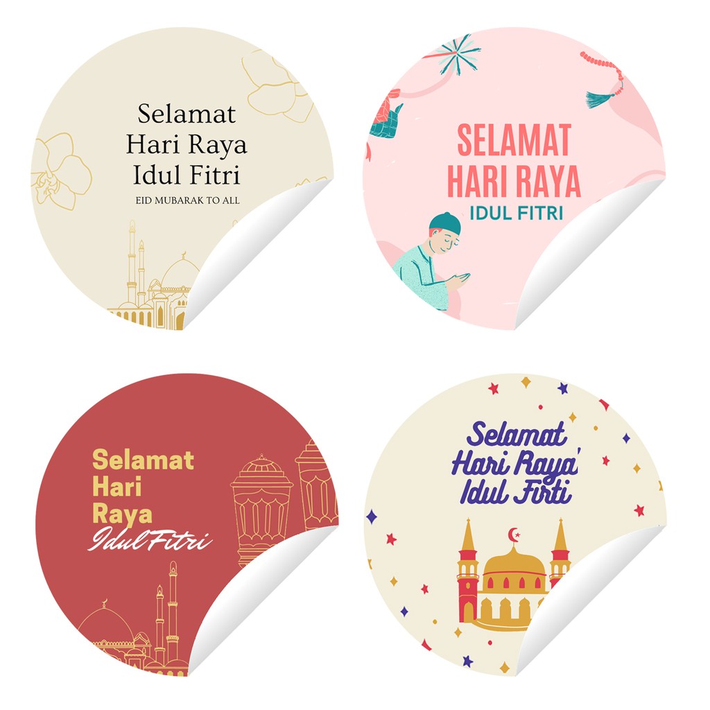 

STICKER KEMASAN LEBARAN / IDUL FITRI / HAMPERS / RAMADAN / LABEL / STICKER UCAPAN / STICKER BULAT