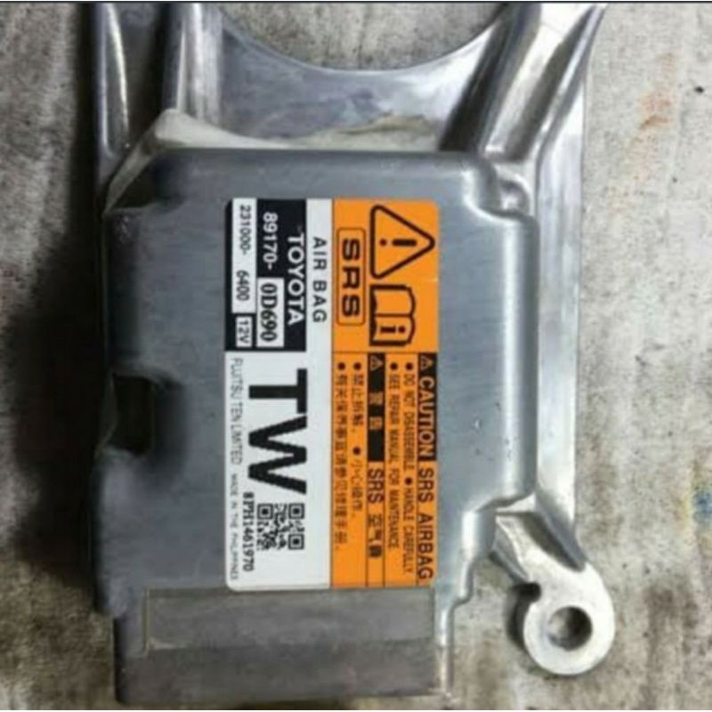 Modul Airbag Ecu Computer Sensor Airbag Toyota Yaris