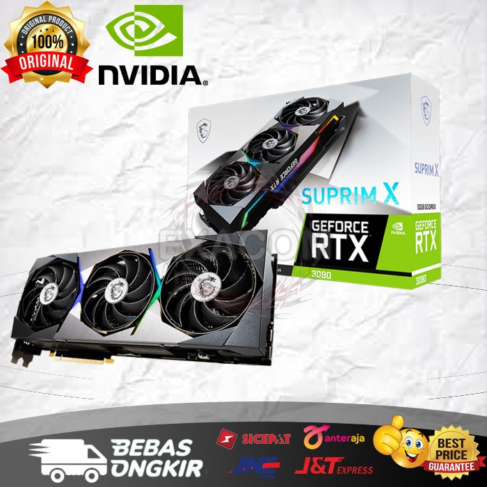 VGA MSI RTX 3080 Suprim X 10GB GDDR6X