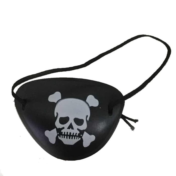 Pirate eyepatch CAPTAIN HOOK penutup mata bajak laut halloween props