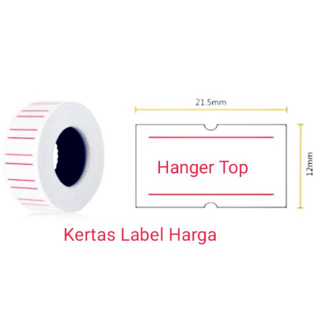 

LABEL HARGA PER 1 GULUNG
