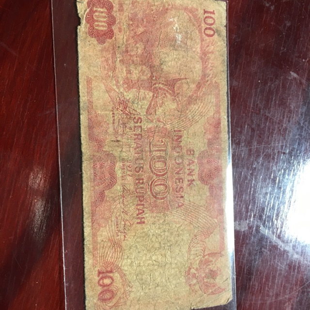 Uang kuno seri 100 badak