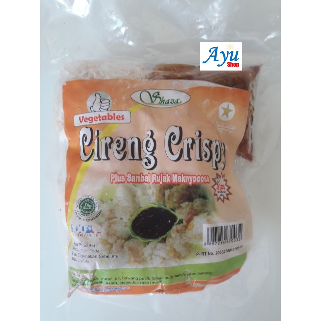 

Cireng Crispy Vegetables Plus Sambal Rujak Shaza (isi 15pcs)