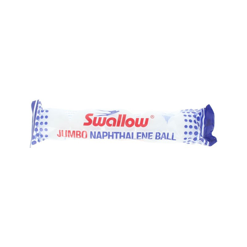 Kamper / kapur barus Swallow Jumbo Naphthalene Ball 150 gr isi 5 Putih