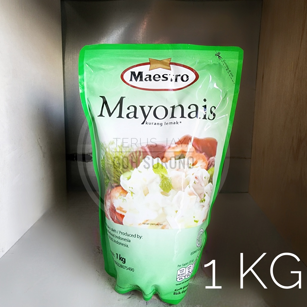 

Maestro Mayonaise 1kg Saos Mayonais Maestro 1Kg