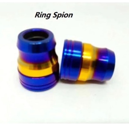 Harga cuci gudang Ring spion dudukan spion# ring tangkai spionTwotone monel spion monel tangkai spion variasi universal harga sepasang