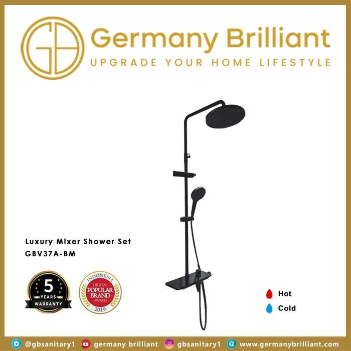 Tirai Shower Set Germany Brilliant Gbv37A-Bm