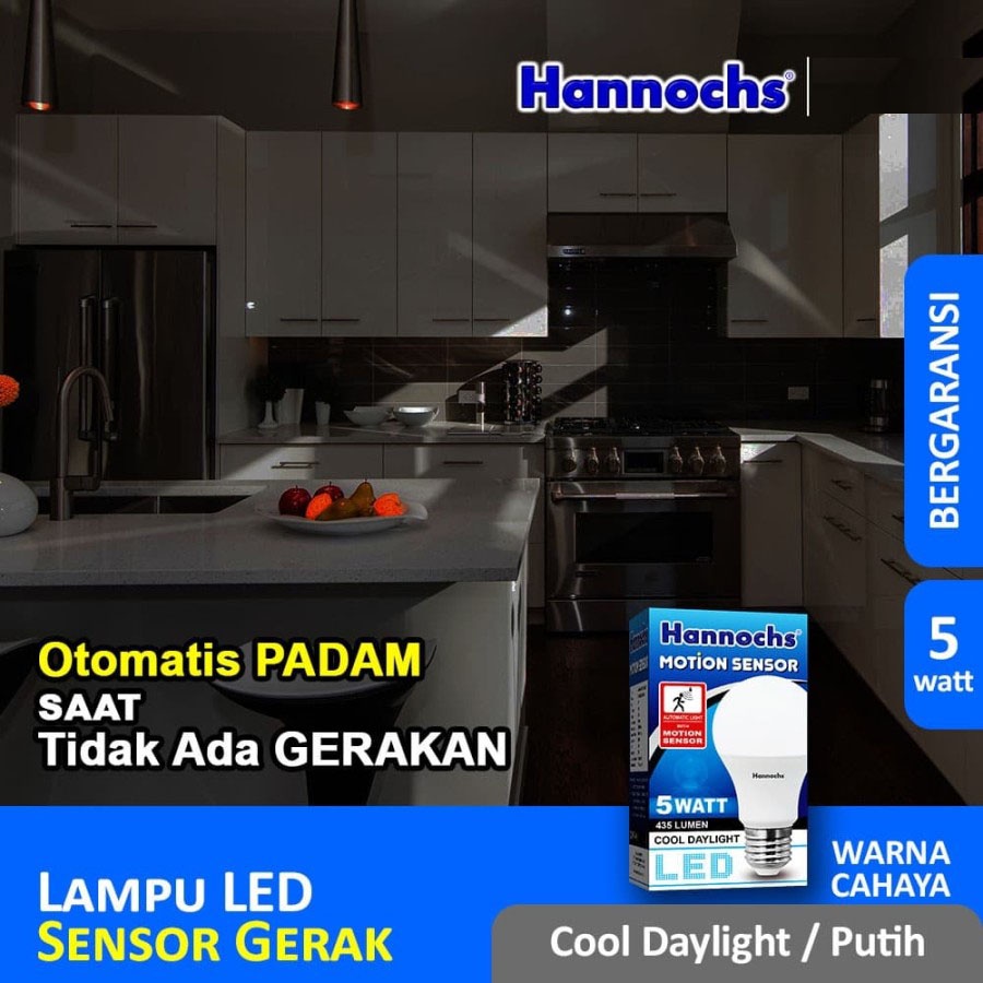 Hannochs Lampu LED Motion Sensor