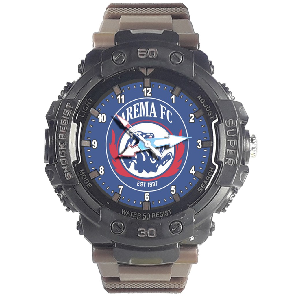 Jam Tangan  AREMA MOTIF 3 Bagus