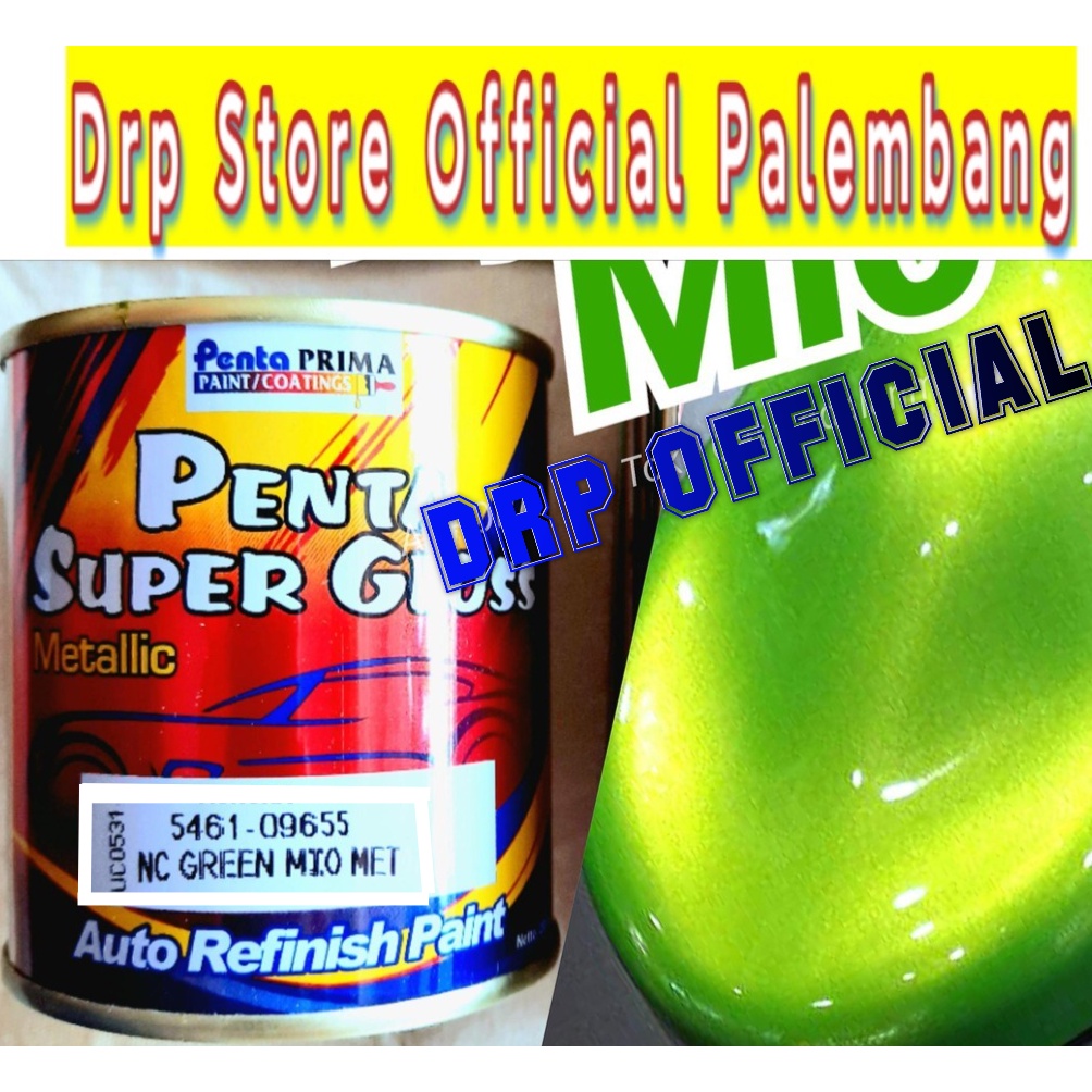 Cat Penta Super Ijo Mio Gloss NC Green Mio Met Hijau Yamaha Metallic Metalik Metalic Cat Mobil Motor