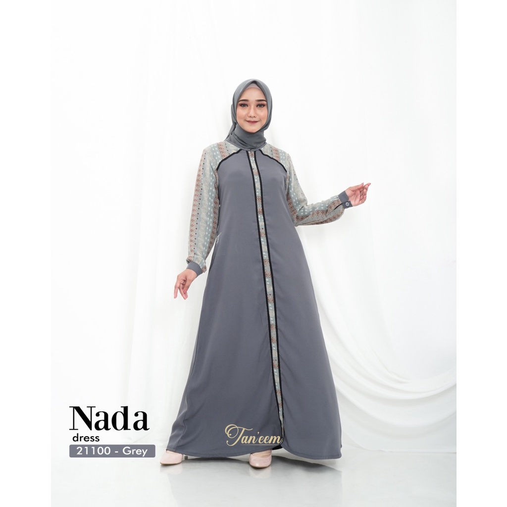 Gamis Sporty Nada Dress Kode 21100 By Taneem Muslim Dress