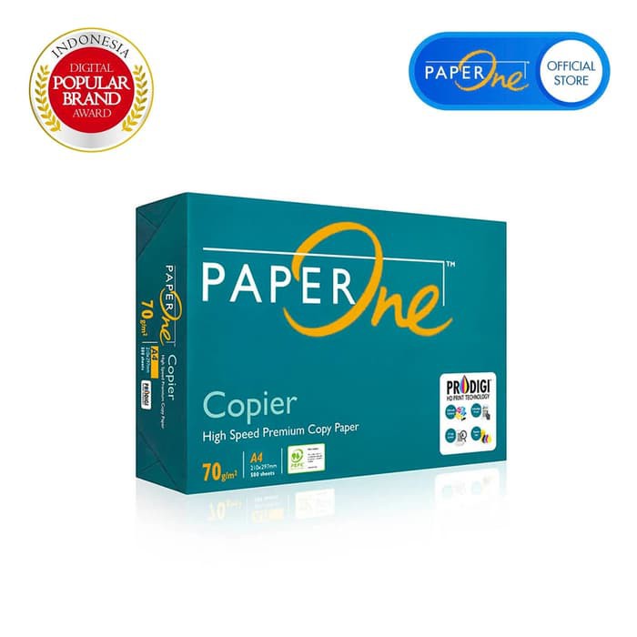 

Free Ongkir PaperOne Kertas HVS Fotocopy 70g A4 - Ream Orisinil