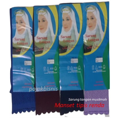 MANSET LENGAN / SARUNG TANGAN MUSLIMAH PANJANG LEMBUT