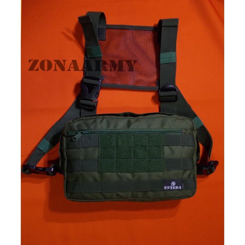 TAS DADA CHEST BAG / TACTICAL CHESTBAG PREMIUM QUALITY / ORIGINAL ARMY EQUIPMENT