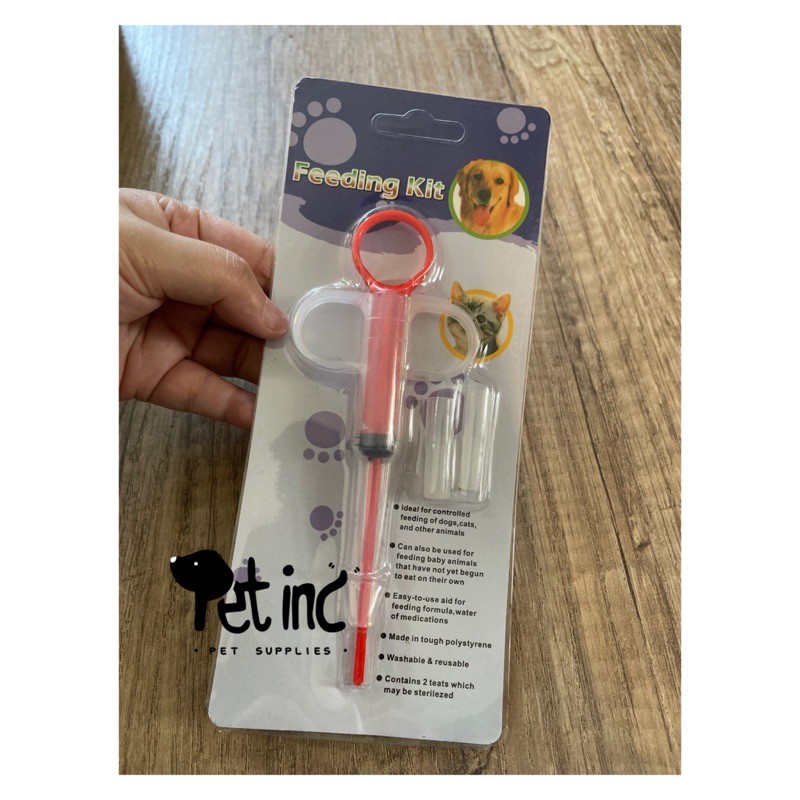 Pet medicine (pil or liquid)  feeding kit random color