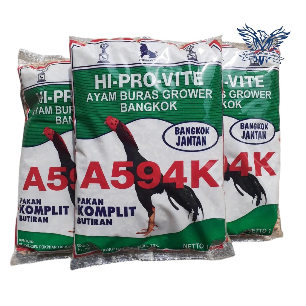 Pakan Ayam Bangkok Hi Pro Vite A594K / Pur 594 Bangkok Jantan