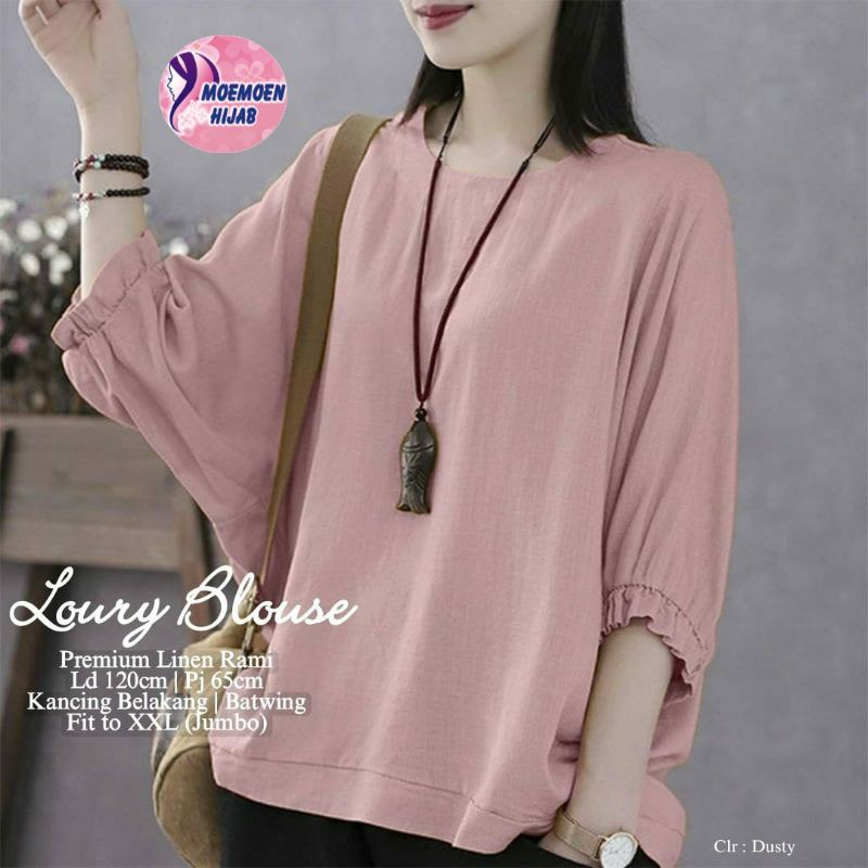 LOURY BLOUSE BAJU WANITA KEKINIAN