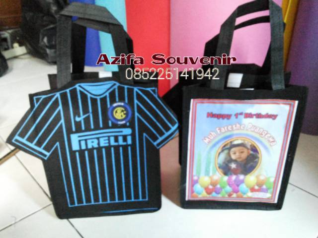 Tas Ultah / Goodie Bag Souvenir Ulang Tahun Anak Murah  JERSEY CUSTOM-5