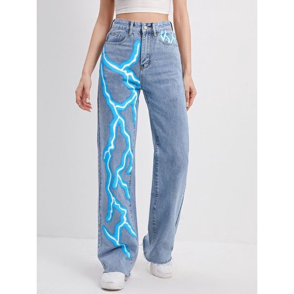 Jeans Lighting Painting