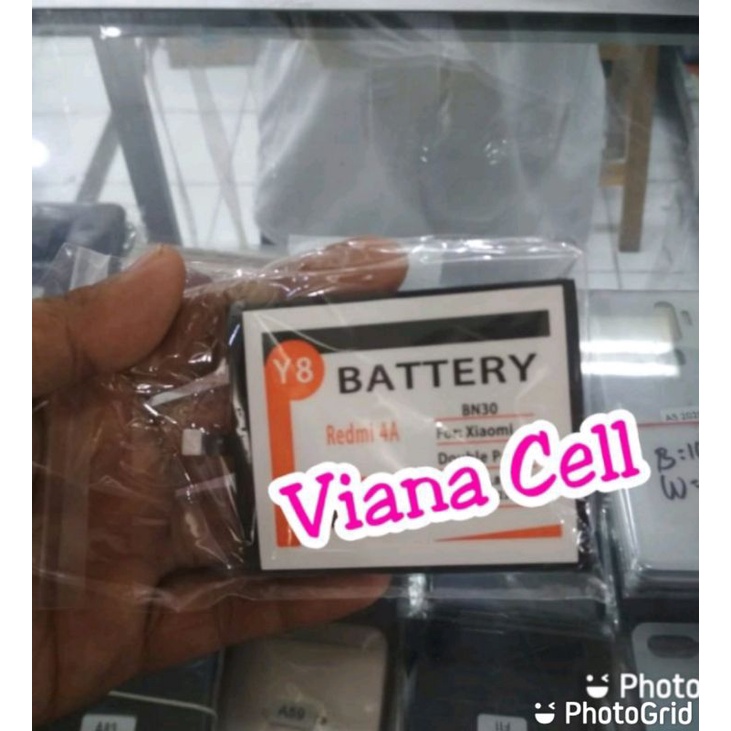DOBEL BATERAI BATREI BATTERY XIAOMI REDMI 4A BN30 BN 30 DOUBLE POWER Y8
