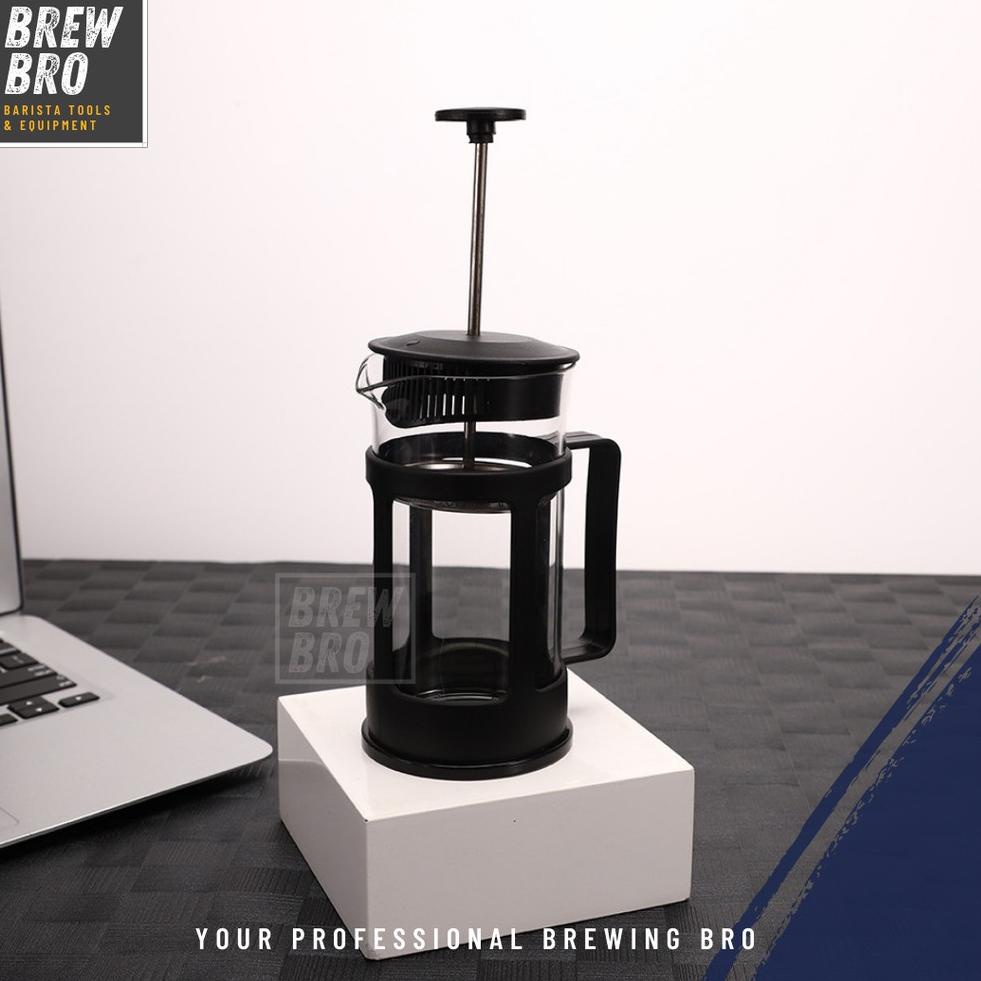 [PRODUK 7Q7GY] French Press 350ml Coffee Plunger Maker Kaca Gelas Filter Alat Seduh Kopi Teh 350 ml 