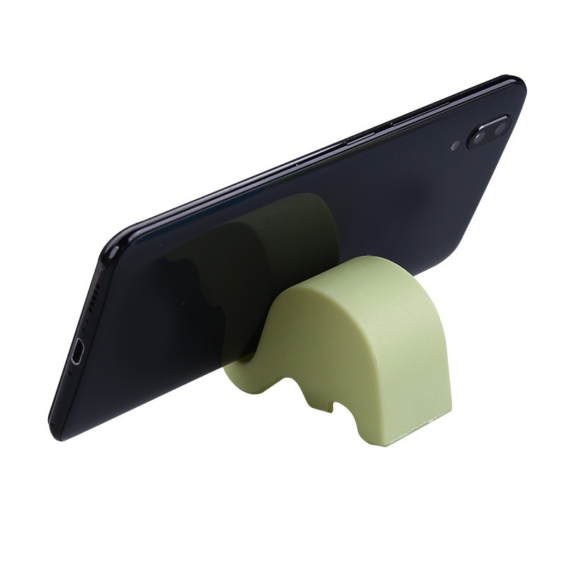 Stand Holder Hp / Tablet Samsung / iPhone Universal Multifungsi Bentuk Kartun Gajah Mini