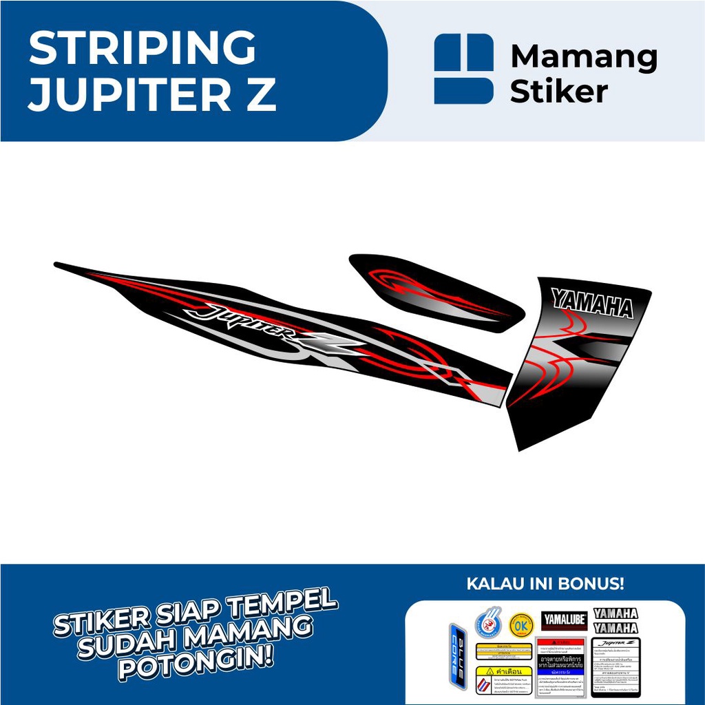 STRIPING YAMAHA JUPITER Z LAMA VARIASI 5 TRIBAL KEREN/JUPITER Z BURUNG HANTU FULL BODY/JUPITER Z1 BU