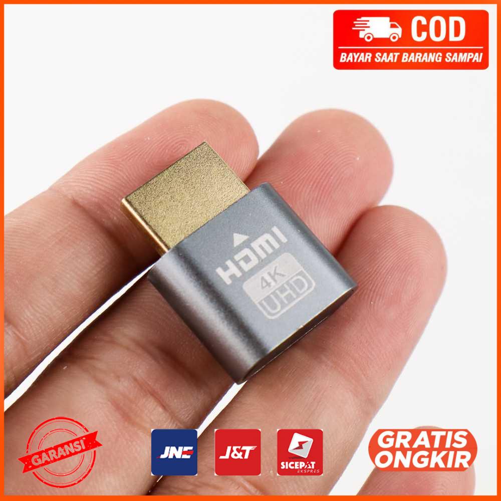 Plug HDMI Virtual Dummy Port Mining 1.4 DDC EDID 4K UHD DZ025