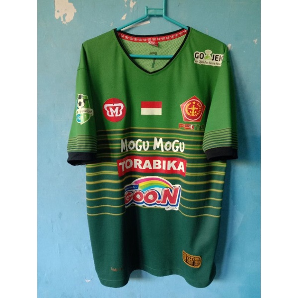 Jersey Home PS TNI original Sign Abduh Lestaluhu ( Player Issue )