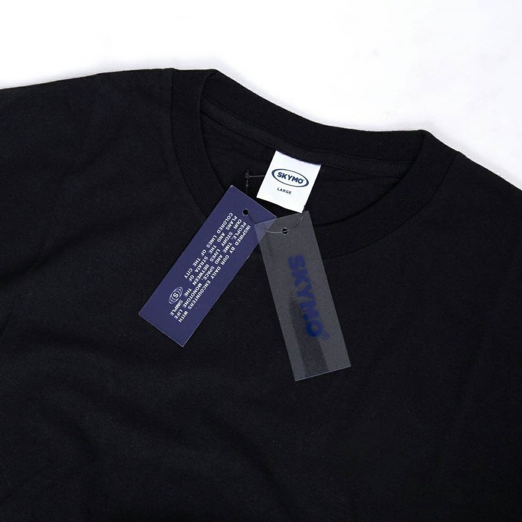 TSHIRT SKYMO DROP DOWN BLACK