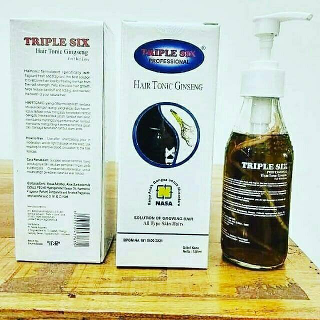 TRIPLE SIX HAIR TONIC GINSENG ( Penyubur Rambut)