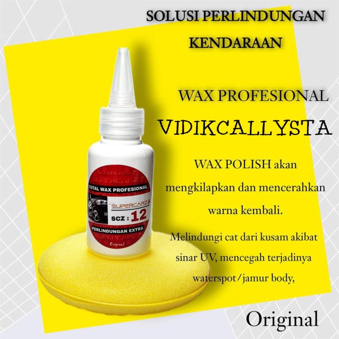 POLES MOBIL WAX POLISH PROFESIONAL PROTECTION PENGKILAP MOBIL DAN MOTOR