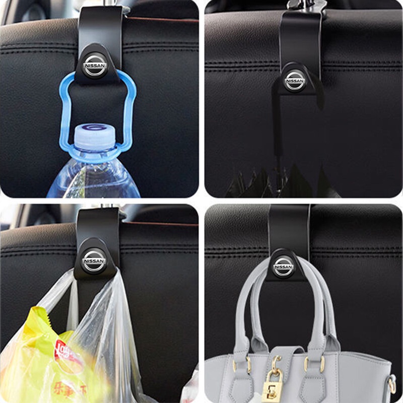 4pcs Kait Organizer Belakang Jok Mobil Untuk Nissan Grand Livina X-trail Navara Almera Sentra Sylphy Kicks GTR