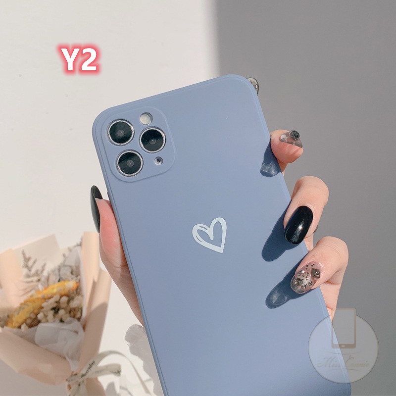 Soft iPhone Case iPhone 7 8 6 6s Plus 11 12 Pro Max X XR XS Max SE 2020 Love Heart Soft Straight Cube Soft Tpu Case