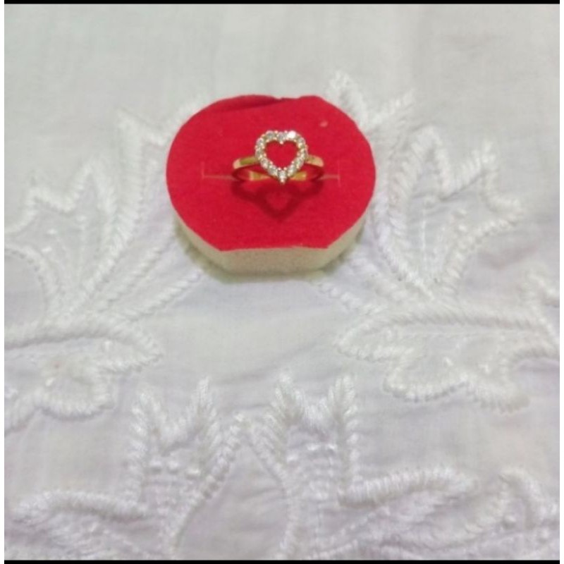 cincin anak/cincin love bayi titanium gold